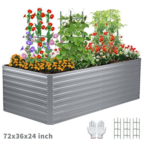 6 x 6 x 2 steel box|6x3x2 outdoor planter.